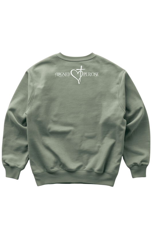 Olive Green Rooted Crewneck