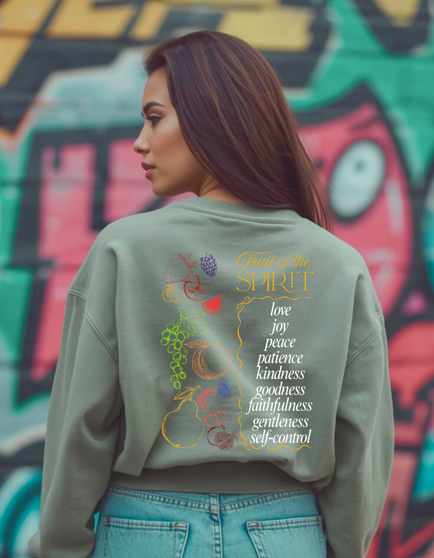 Olive Green Fruit of the Spirit