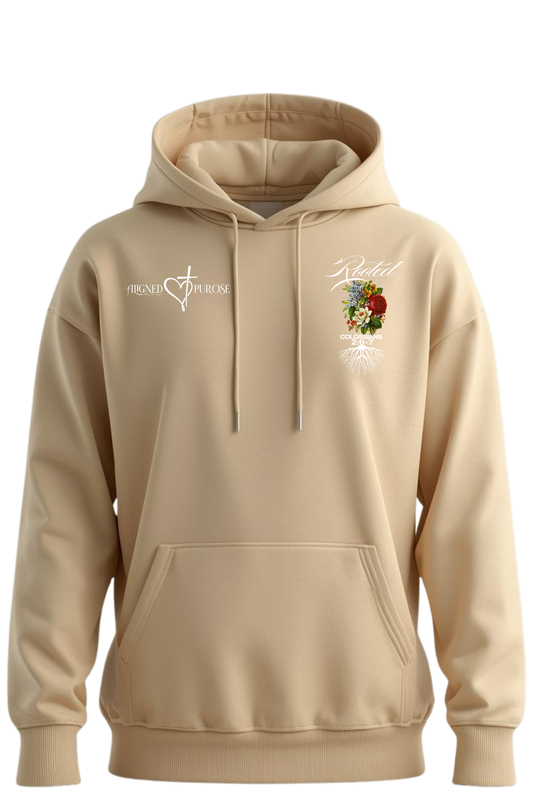 Beige Rooted Hoodie