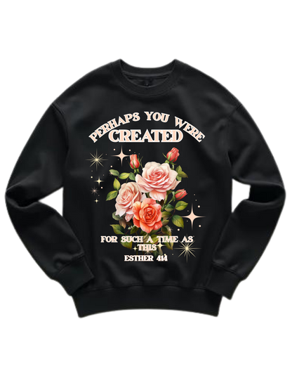 WMNS Time Such as This- Esther
 Crewneck Sweatshirts