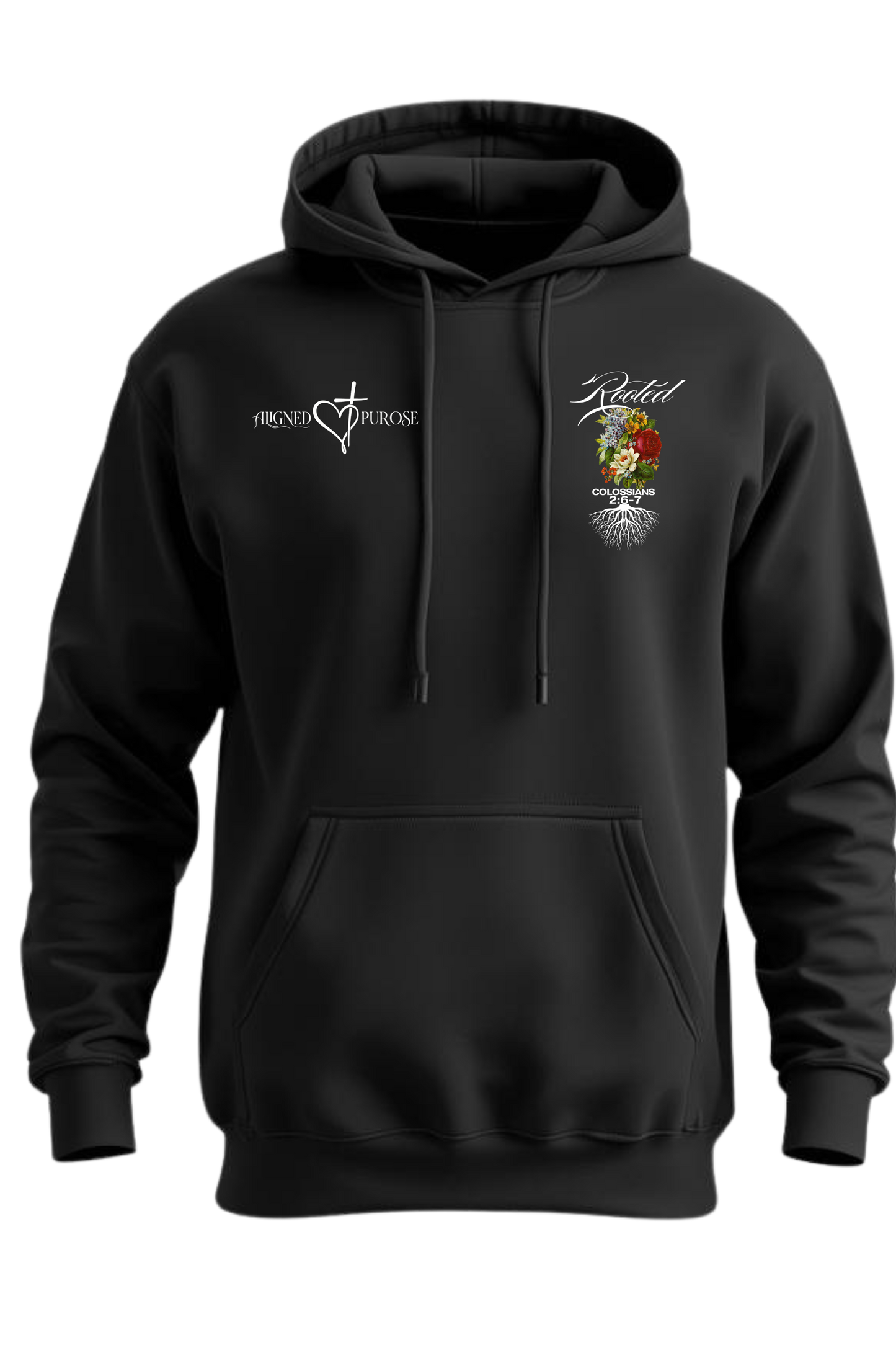 Black Rooted Hoodie