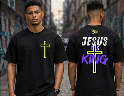Jesus is King Heavyweight Tee