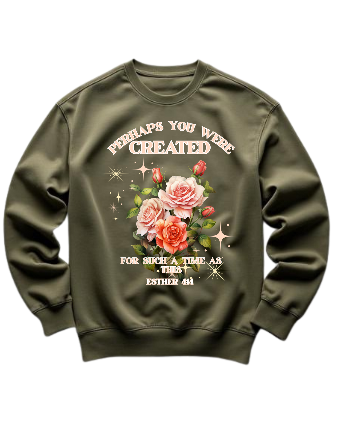 WMNS Time Such as This- Esther
 Crewneck Sweatshirts