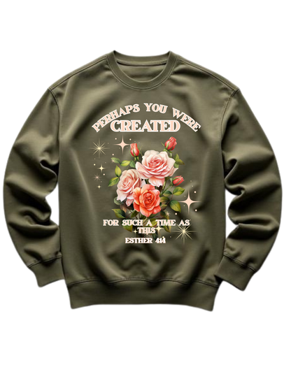 WMNS Time Such as This- Esther
 Crewneck Sweatshirts