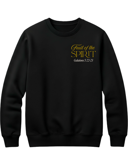 Black Fruit of the Spirit Crewneck Sweatshirt