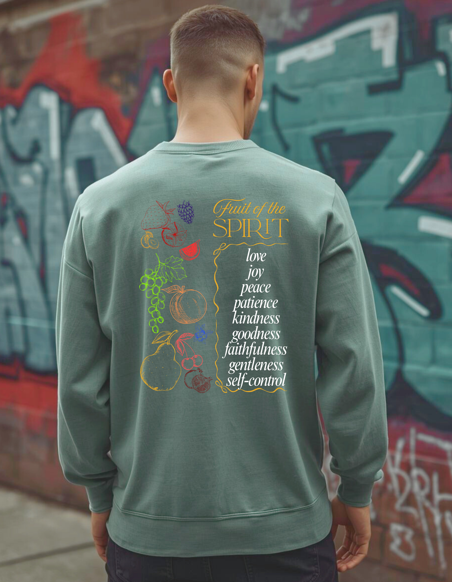 Olive Green Fruit of the Spirit