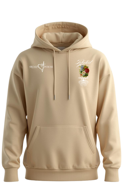 Beige Rooted Hoodie