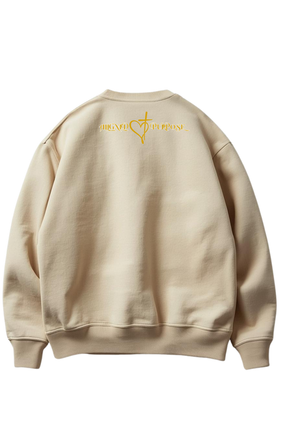 Beige Rooted Crewneck Sweatshirt