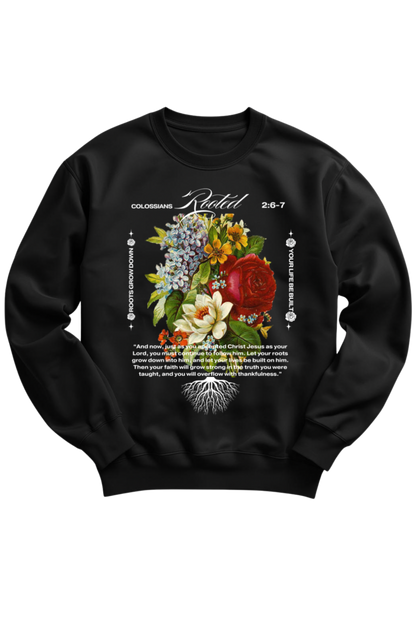 Black Rooted Crewneck Sweatshirt