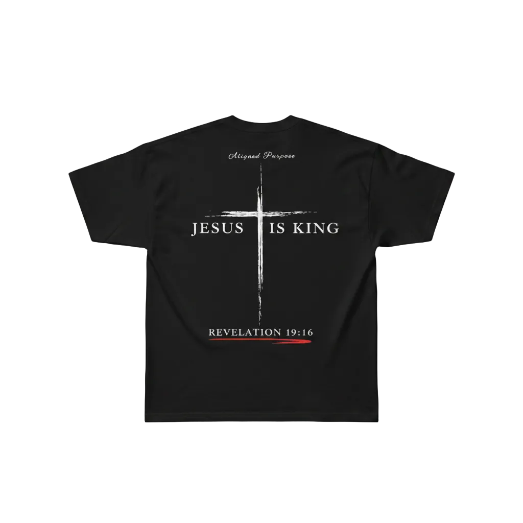 Jesus is King Mid-Length Tee